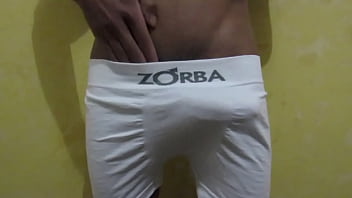 Preview 2 of Sunny Leon Newxxxxx Video Hd - Batendo uma na cueca Branca