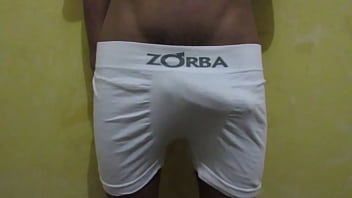 Preview 1 of Sunny Leon Newxxxxx Video Hd - Batendo uma na cueca Branca
