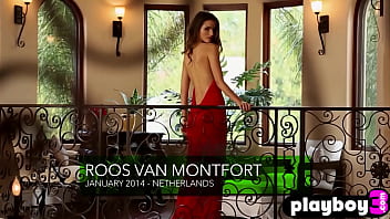 Preview 1 of Indian Best Of - Beautiful brunette babe with nice ass Roos Van Montfort shows naked body