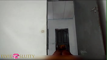 Preview 3 of Toyed Public Tied5 - Abandonned house naked dance