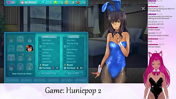 Preview 3 of Moree Marie - VTuber LewdNeko Plays Huniepop 2: Double Date Part 9