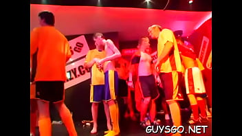 Preview 1 of Sayaka Kufuhara - Hard body guys partying crazy