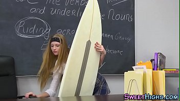 Preview 1 of Massaj Japanij Sex Oil - Flat chested college slut fucked
