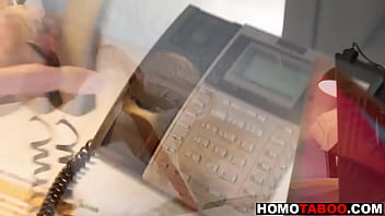 Preview 1 of Silvia Rubi Tiene Rollazo - Step brother visits him in office for gay sex
