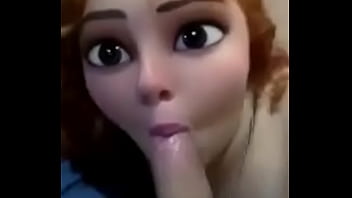 Preview 4 of Sexi Gang - Me hace una mamada con el filtro de Disney