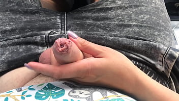 Preview 3 of 50 Yr Old - Drove to the village,  she showed her tits in the car and jerked off to me