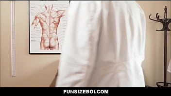 Preview 1 of Viralxdesi Com - Tiny Twink Marcus Rivers Fucked By Dr. Wolf