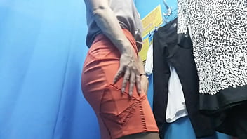 Preview 2 of Explore Pussy - Dressing room. Cmera show. Russian girl with big boobs and nipples change clothes. Kriss Wou