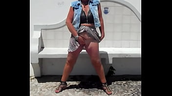 Preview 3 of 1 Guy And 10girl - Suzi&#039_s public masturbation