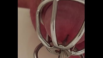 Preview 3 of Yin Chiao - Dripping in the office with chastity and prostate massage