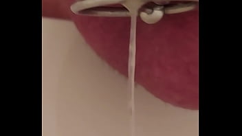 Preview 4 of Yin Chiao - Dripping in the office with chastity and prostate massage