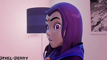 Preview 1 of Maya Rati - Raven Futa se coge a Starfire llen&aacute_ndola de leche