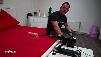 Preview 1 of Sexsey Vedio - Fucking machine Casting Lou Nesbit,  Lia Louise
