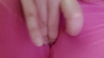 Preview 4 of Ma Beta Ki Sexy Bf - Nicoletta goes shopping and in the dressing room she gets her sports shorts completely wet. Want to spy on her?