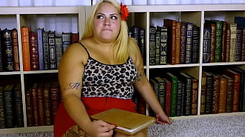 Preview 1 of Dog Fuck Puzy - Big tits blonde BBW talks dirty while fucking her fat juicy pussy
