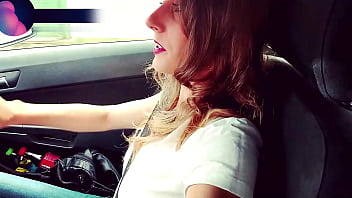 Preview 1 of Ti8 Pussy Porn Teen Age - Sloppy blowjob in car with cum in mouth by Naughty Adeline - TRAILER