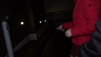 Preview 1 of Indian Teen Girl Romance - Tinder Fuck Date geile Studentin in der Tiefgarage benutzt