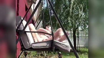 Preview 2 of Russian Massage Sex - HORNY EXHIBITIONIST SUNBATHING