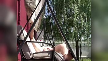 Preview 3 of Russian Massage Sex - HORNY EXHIBITIONIST SUNBATHING
