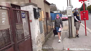 Preview 1 of Black Hair Doggy Style - EXTREME STREETS - Vaginal Prolapse