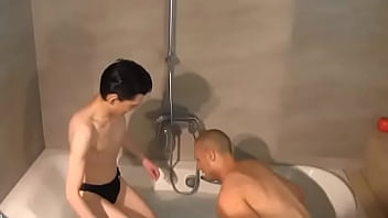 Preview 1 of Xxx 50 Years Old Fucking Women - Coach Joins Swimmers in Bath