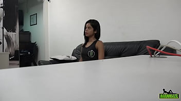 Preview 3 of Xxxbf Vidiocom - Natasha Rios por tr&aacute_s das c&acirc_meras na sua primeira vez na Hardbrazil - Hygor Negrao - Binho Ted