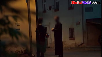 Preview 1 of Auto Taciz - Real sinful amateur pounded by priest and enjoys some cumdrinking session