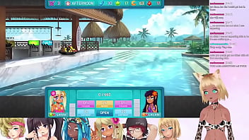 Preview 2 of Friends Bang Wife - VTuber LewdNeko Plays Huniepop 2: Double Date Part 3