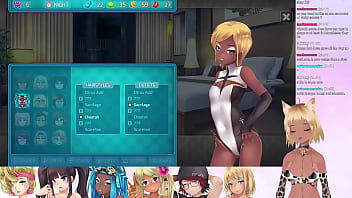 Preview 4 of Friends Bang Wife - VTuber LewdNeko Plays Huniepop 2: Double Date Part 3