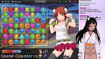 Preview 3 of Sister Sleep Time Fuck Daughter - VTuber LewdNeko Huniepop and Chill Part 1