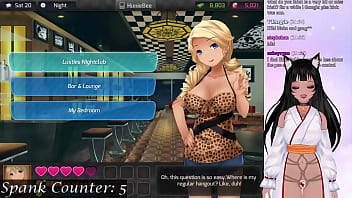 Preview 4 of Sister Sleep Time Fuck Daughter - VTuber LewdNeko Huniepop and Chill Part 1