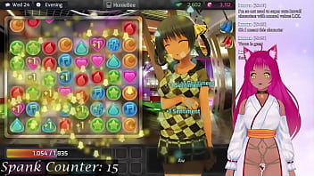 Preview 4 of California Girl Fuck - VTuber LewdNeko Huniepop and Chill Part 2