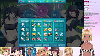Preview 2 of Jillian Jonson New - VTuber LewdNeko Plays Huniepop 2: Double Date Part 2