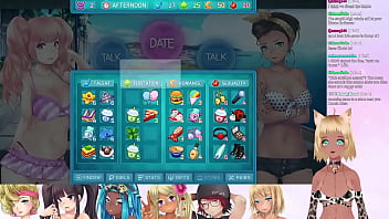 Preview 3 of Jillian Jonson New - VTuber LewdNeko Plays Huniepop 2: Double Date Part 2