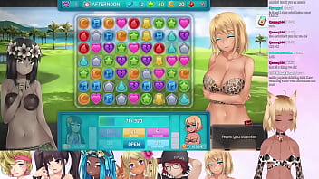 Preview 1 of Jillian Jonson New - VTuber LewdNeko Plays Huniepop 2: Double Date Part 2