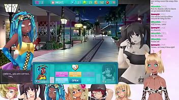Preview 4 of Jillian Jonson New - VTuber LewdNeko Plays Huniepop 2: Double Date Part 2