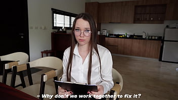 Preview 1 of Ba That G Mom - The secretary made a mistake and was fucked hard by the boss.