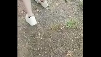 Preview 4 of Brazzer Sex Position - pissing in public