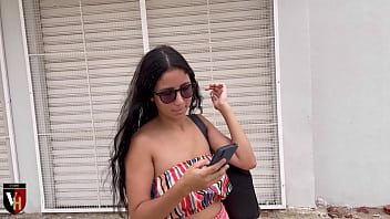 Preview 1 of Video Sex Porno Aglia - Motorista De Aplicativo Fodendo Novinha Peituda
