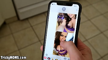 Preview 2 of Vanni Medan - Chubby MILF stepmother Carmen Valentina sending sexy photos to stepson