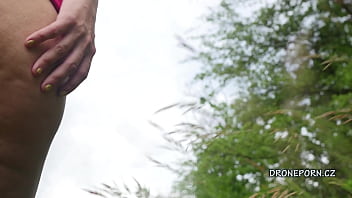 Preview 4 of Fucking Pregnuancy - Outdoor upskirt no panties