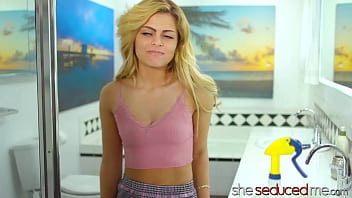 Preview 1 of Huaband Mom - SHESEDUCEDME Stunning Destiny Cruz Squirts On Adorable Babe