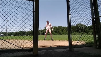 Preview 2 of Denis Meliny - Public Sweaty Ass Fuck With Vibrator At Ball Park Eddie3261 07-17