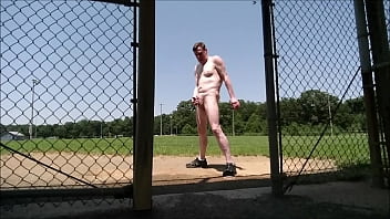 Preview 4 of Denis Meliny - Public Sweaty Ass Fuck With Vibrator At Ball Park Eddie3261 07-17