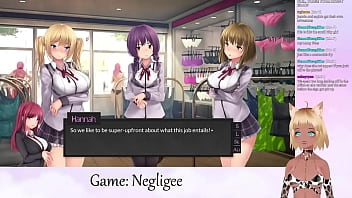 Preview 2 of D Angelo Brazzers - VTuber LewdNeko Plays Negligee Part 4