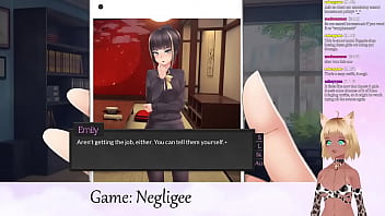 Preview 3 of Mow Of Here - VTuber LewdNeko Plays Negligee Part 6