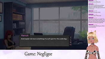 Preview 4 of Mow Of Here - VTuber LewdNeko Plays Negligee Part 6