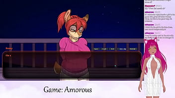 Preview 4 of Son And Xxx Anal - VTuber LewdNeko Plays Amorous Part 1