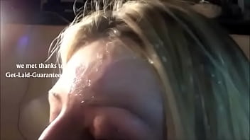 Preview 4 of Seachs Dares - Hot blonde babe gets drenched in his cum