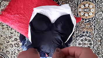 Preview 1 of Hot 3g - cum satin bra